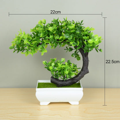 Artificial Plants Bonsai Tree Pot, Potted Ornaments For Home Decor