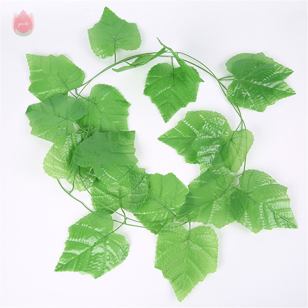 Artificial Ivy Hanging Leaf Garland Plant, Garden Decoration, Home Decor.