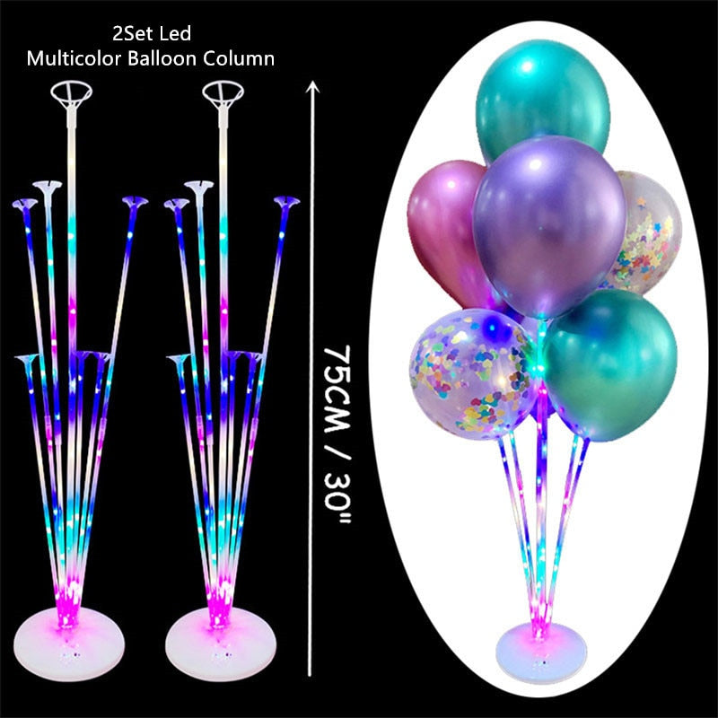 Newest Balloon Stand Column Balloon Garland Happy Birthday Party Decorations Adult Kids Balloon Box Wedding Event Party Supplies