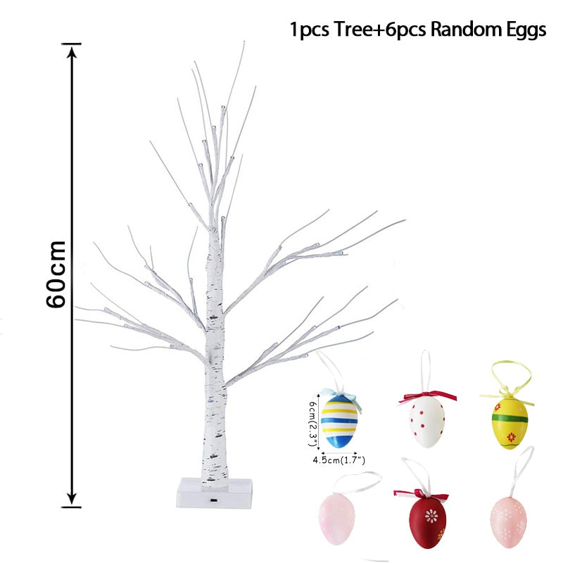 Easter Eggs Hanging Ornament, Easter Party Decorations for Home Table