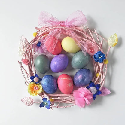 DIY Easter Egg Pendant, Children Plastic Party Toy Decoration.