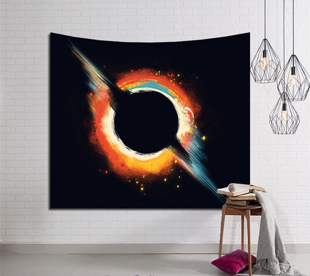 Galaxy Hanging Wall Tapestry Hippie Retro Home Decor Yoga Beach Mat 150x130cm/150x100cm