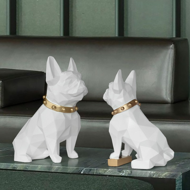 Dog Statue Home Decor Crafts Animal sculpture ornaments