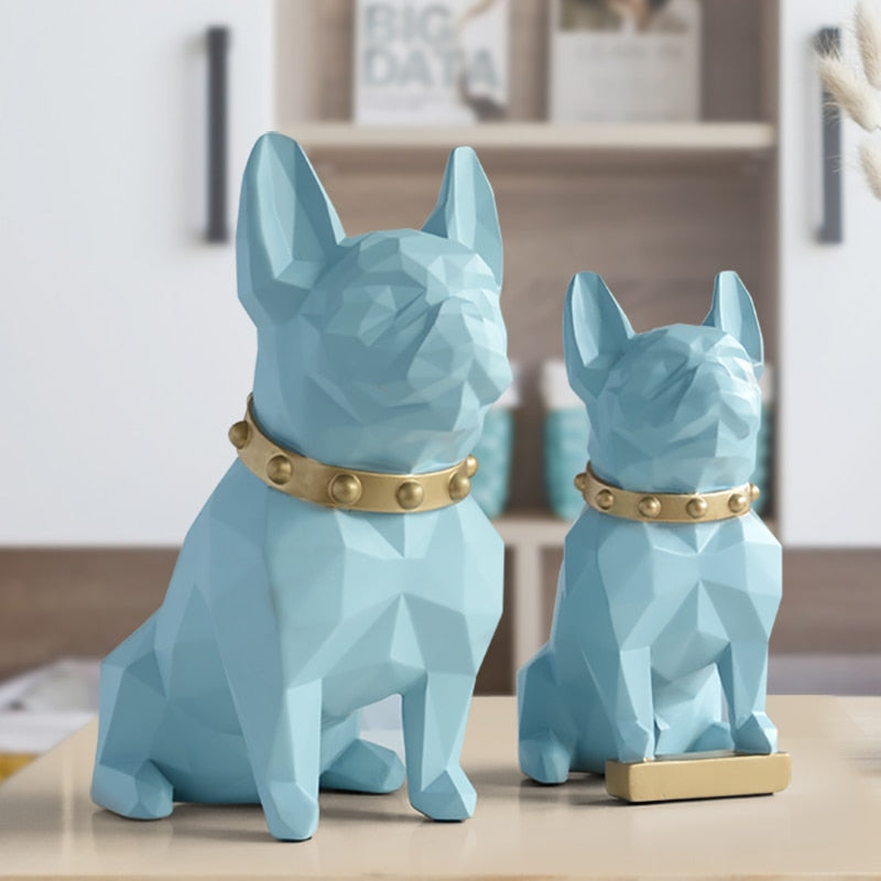 Dog Statue Home Decor Crafts Animal sculpture ornaments