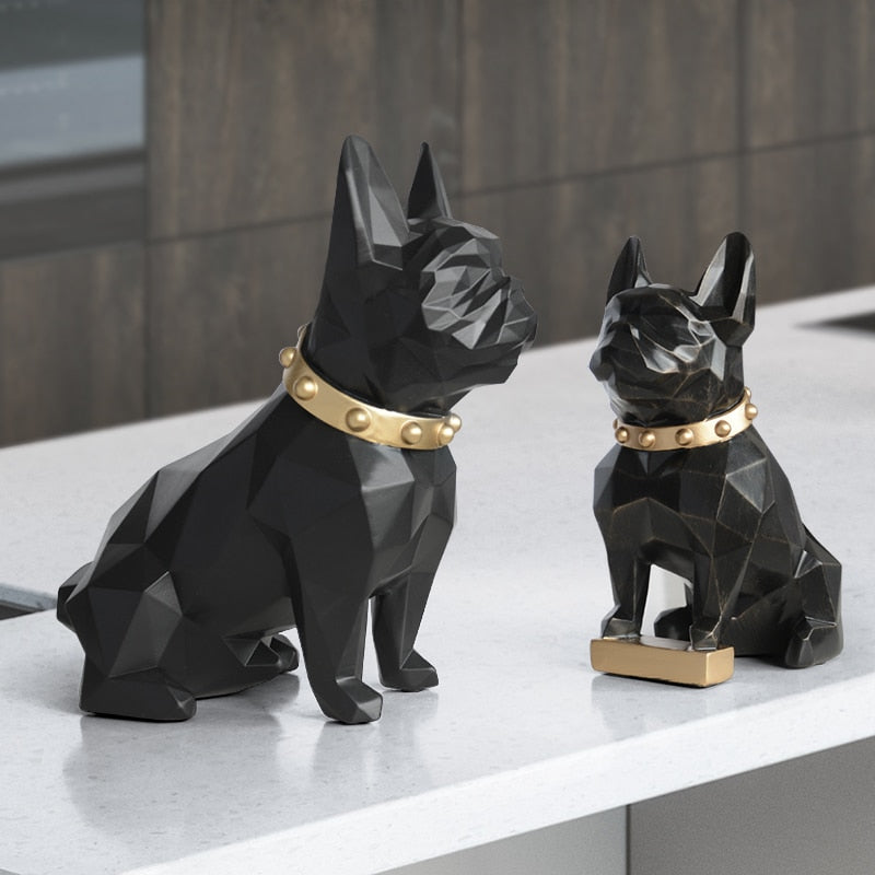 Dog Statue Home Decor Crafts Animal sculpture ornaments