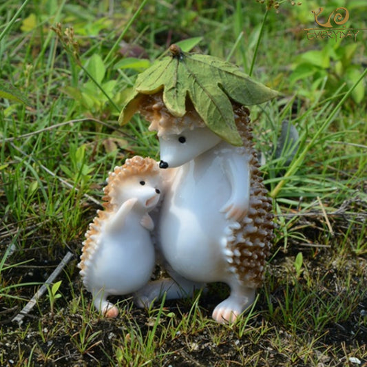 Simulated Hedgehog Models, Cute Animal Figurine.