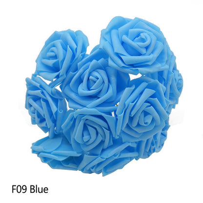 New Colorful Artificial Rose Flowers For Bride Bouquet.