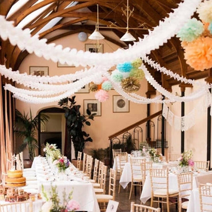 Four Leaf Clover Paper Garlands, Wedding Party Decoration.