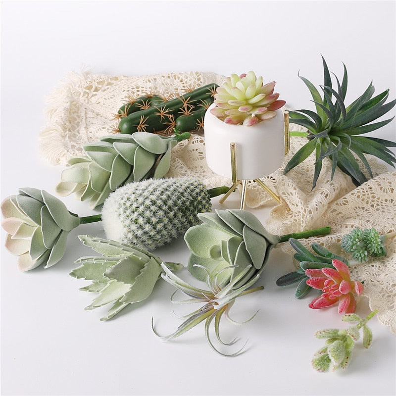 Artificial Plants Suculentas For Home Decor