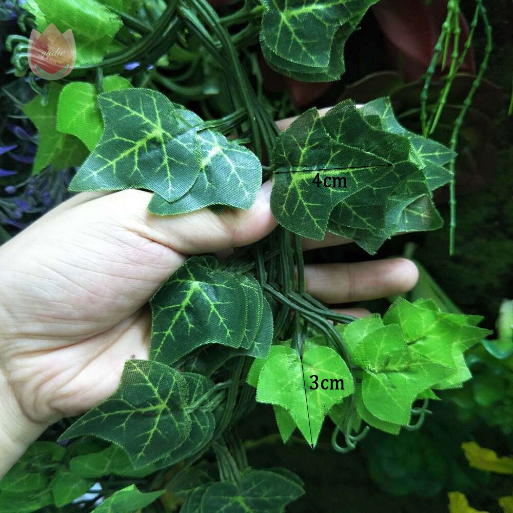 Artificial Ivy Hanging Leaf Garland Plant, Garden Decoration, Home Decor.