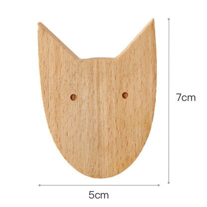 Wooden Hook, Creative Nordic Cute Animal, Wall Hanging Coat Hook Home Decoration.