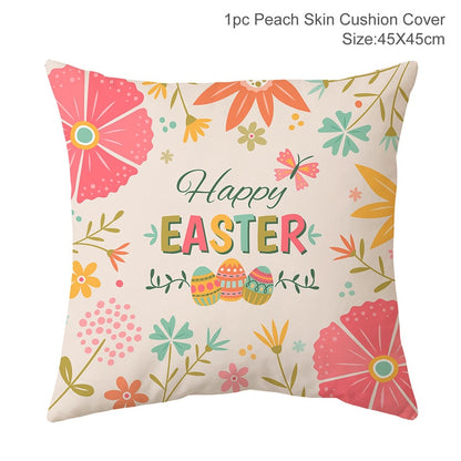 Happy Easter Decoration For Home Easter Rabbit Eggs Pillowcase Bunny Easter Party Decoration Supplies Easter Party Favor Gift