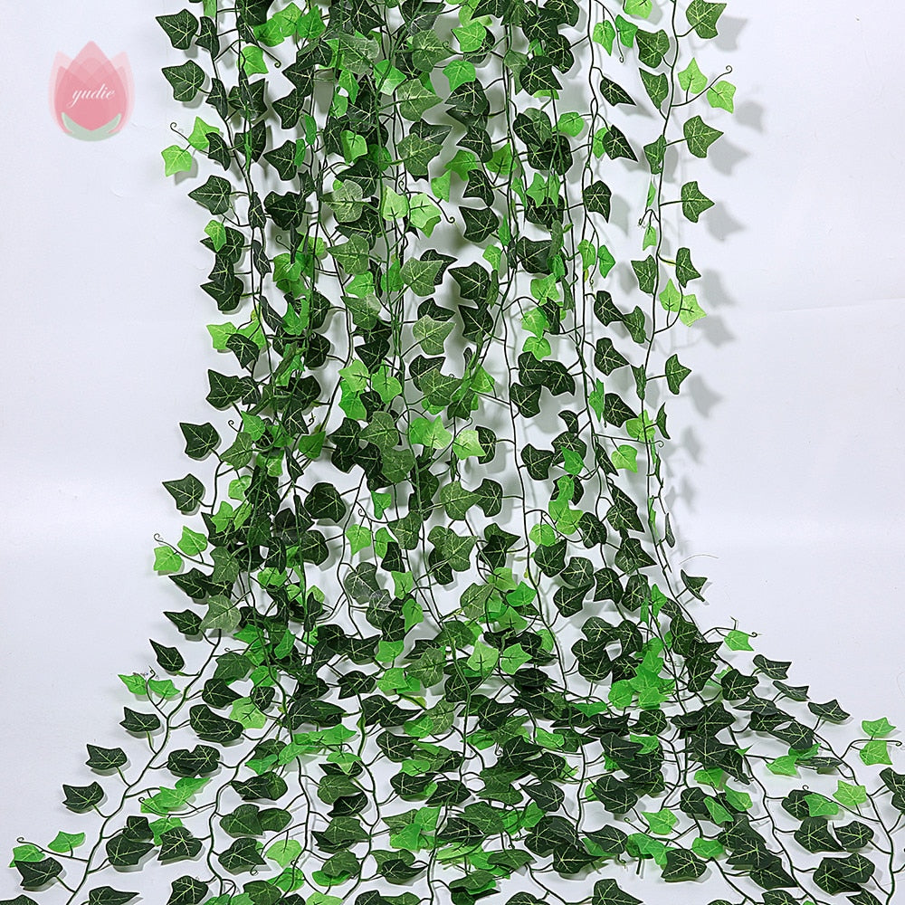 Artificial Ivy Hanging Leaf Garland Plant, Garden Decoration, Home Decor.