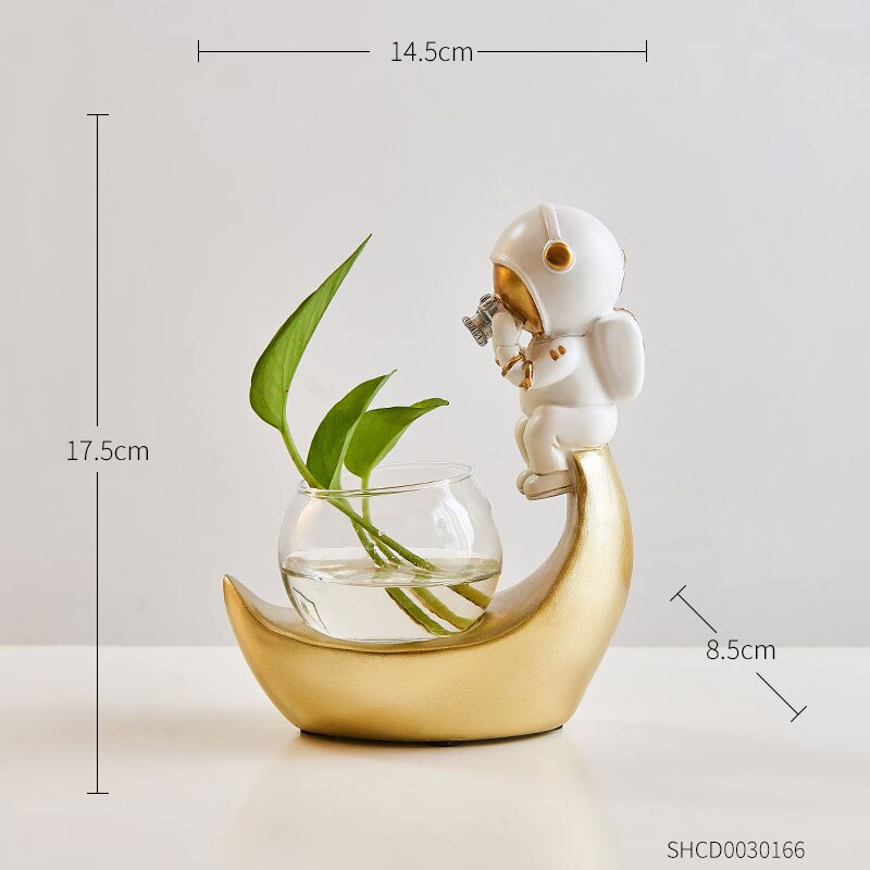 Astronaut Resin Decoration Plant Vase, Home Decor.