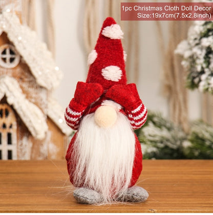 Gnome Christmas Faceless Doll Merry Christmas Decorations For Home Cristmas Ornament Xmas Navidad Natal New Year 2023