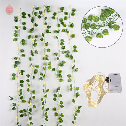 Artificial Ivy Hanging Leaf Garland Plant, Garden Decoration, Home Decor.