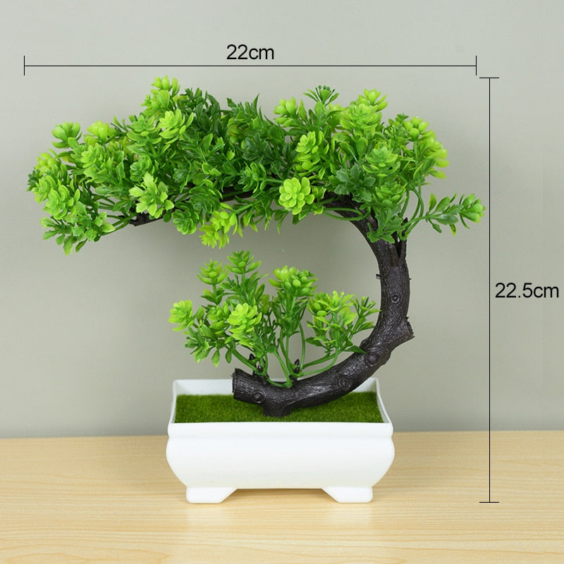 Artificial Plants Bonsai Tree Pot, Potted Ornaments For Home Decor