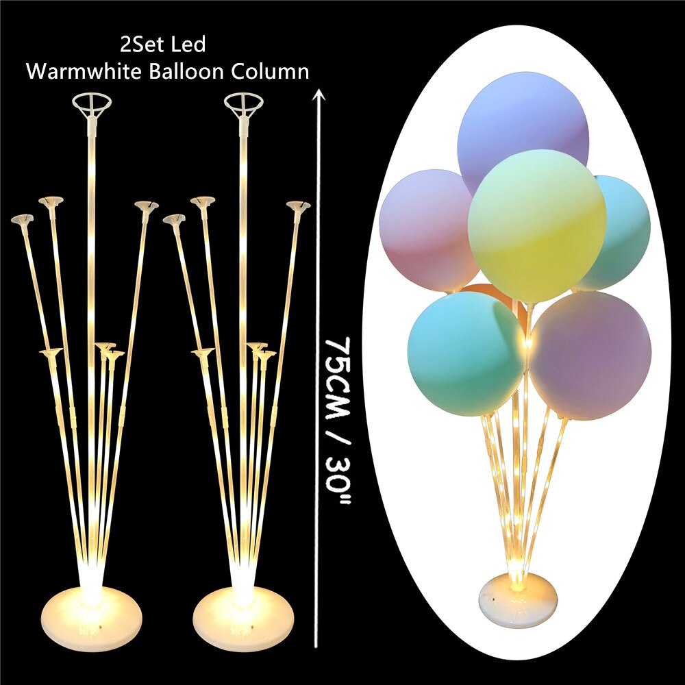 Newest Balloon Stand Column Balloon Garland Happy Birthday Party Decorations Adult Kids Balloon Box Wedding Event Party Supplies