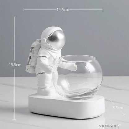 Astronaut Resin Decoration Plant Vase, Home Decor.