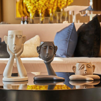 Abstract figure Set, Living room Sculpture, Home Ornaments