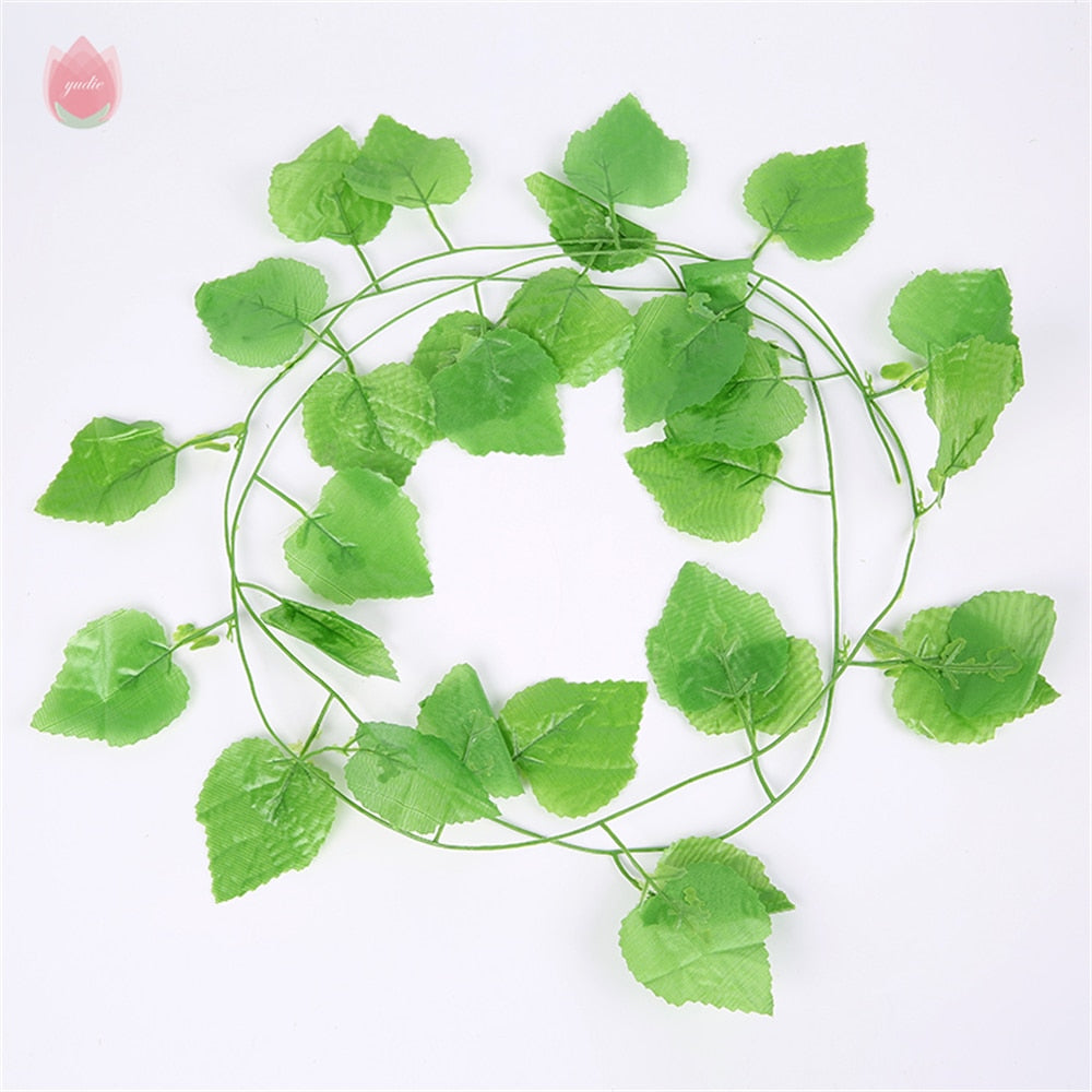 Artificial Ivy Hanging Leaf Garland Plant, Garden Decoration, Home Decor.