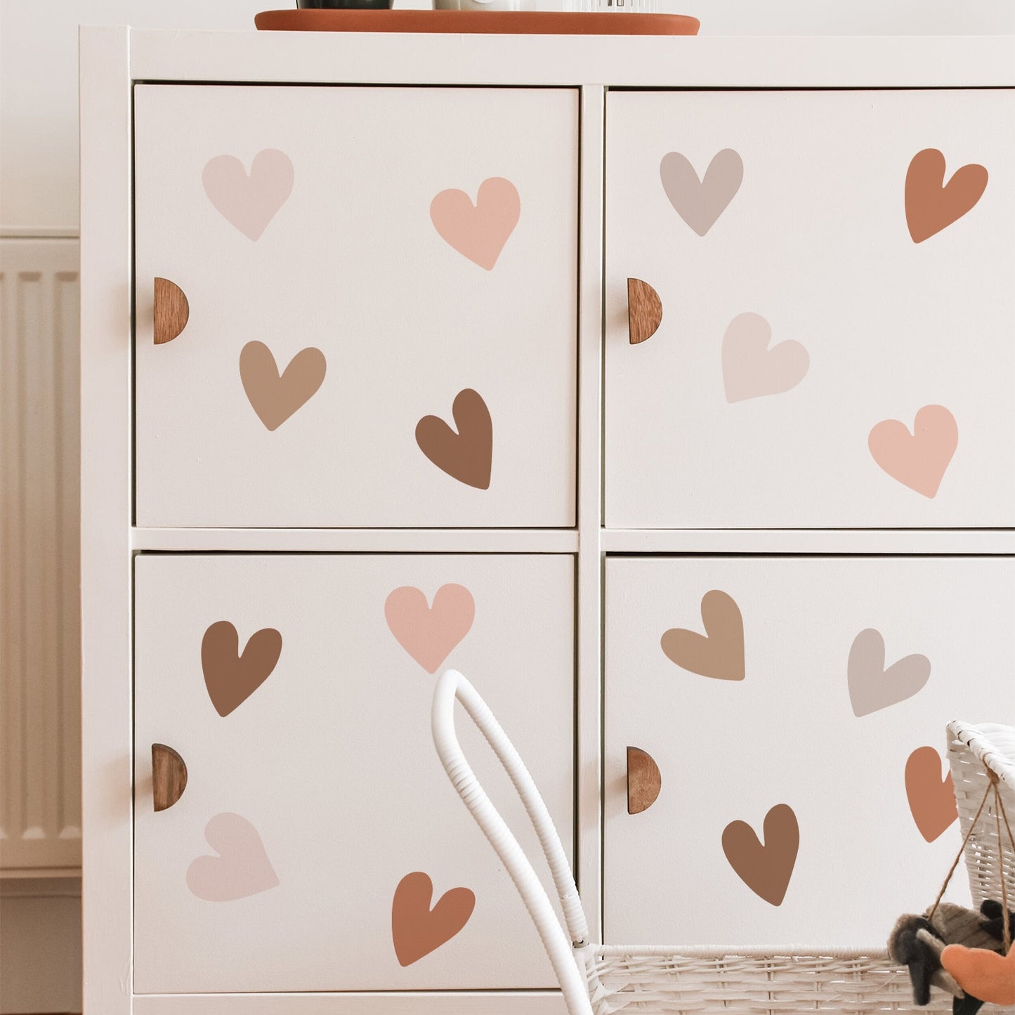 Hearts Creative Wall Sticker For Children Room, Nursery Wall Art Decals