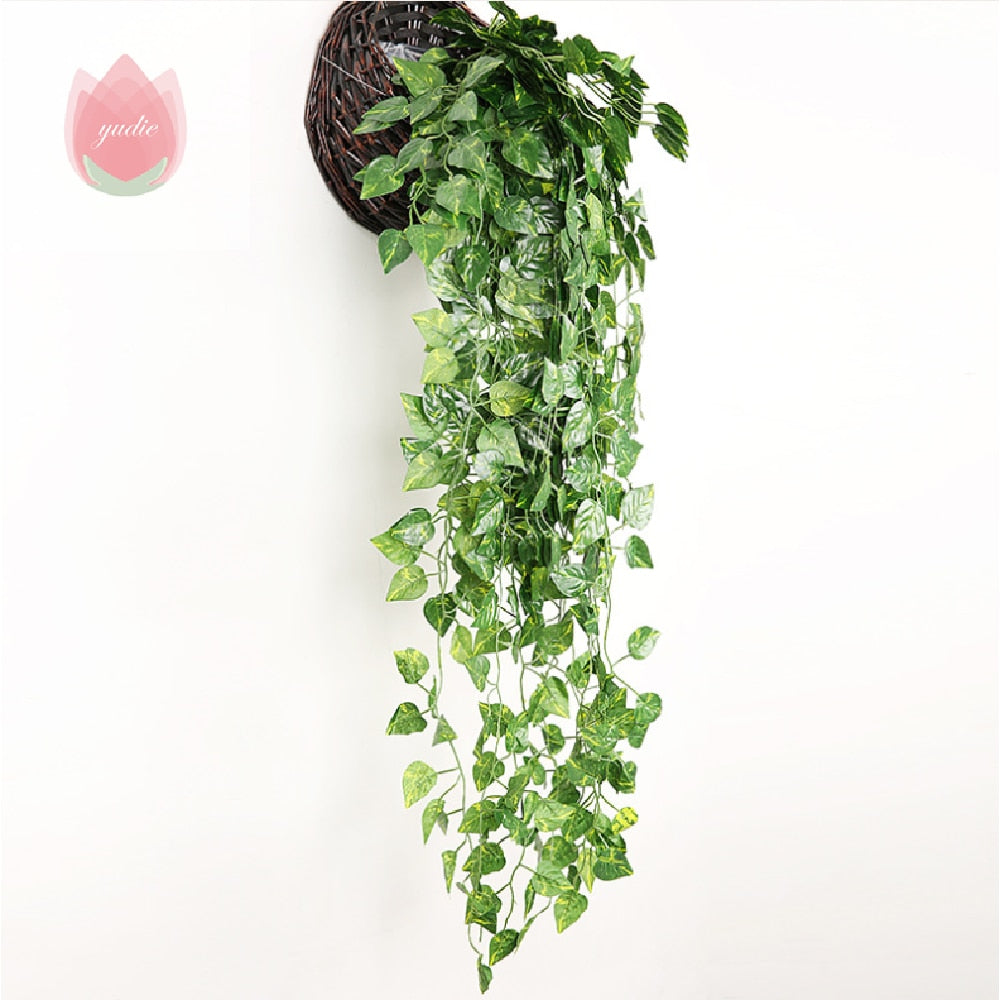 Artificial Ivy Hanging Leaf Garland Plant, Garden Decoration, Home Decor.