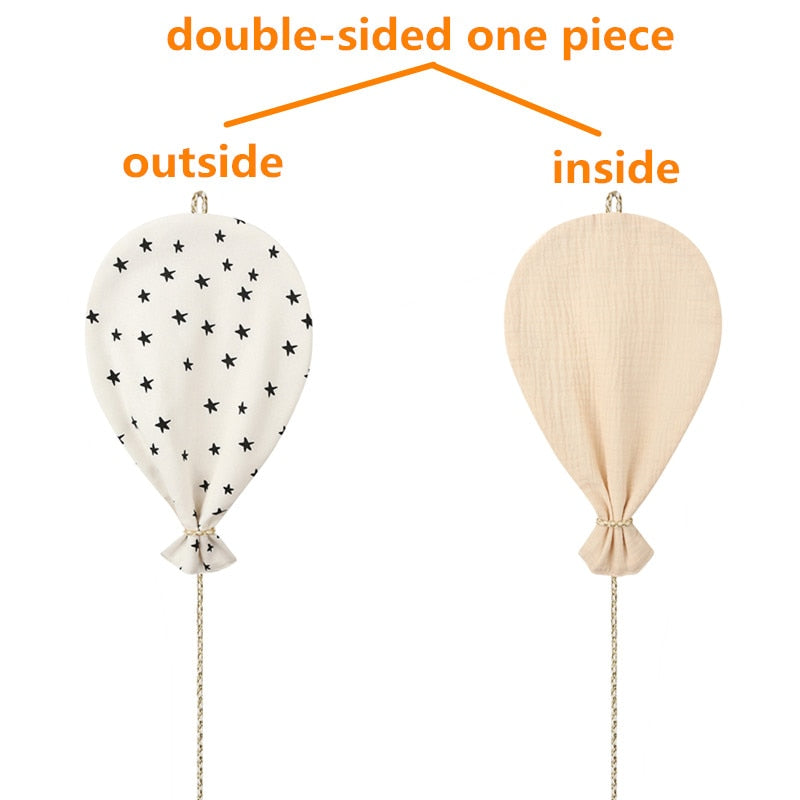 Double Side Printed Cotton Balloon, Wall Hanging Decor