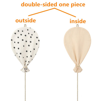 Double Side Printed Cotton Balloon, Wall Hanging Decor