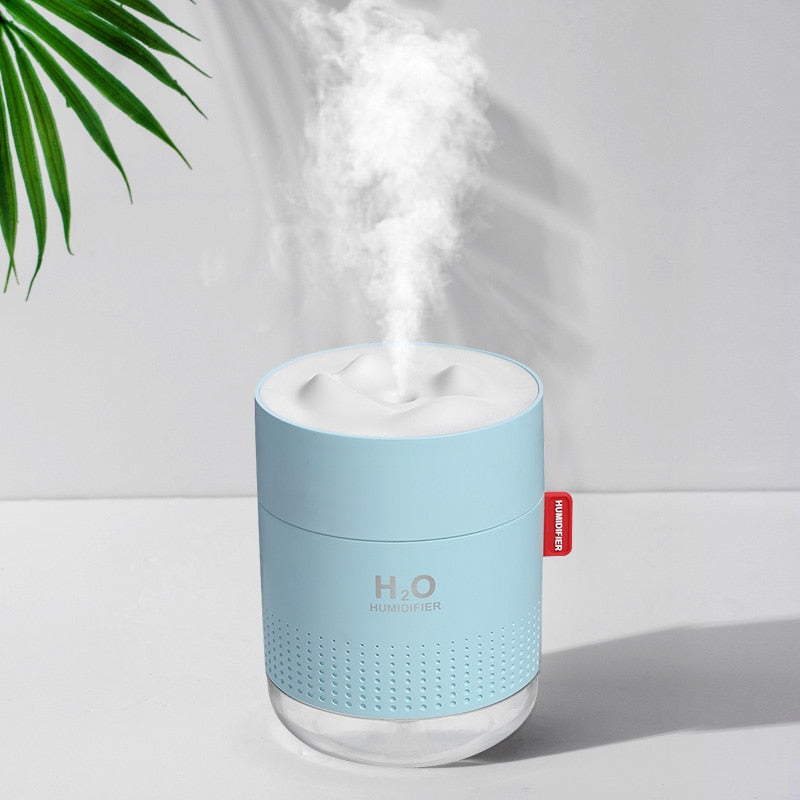 White Snow Mountain Humidifier, Ultrasonic USB Aroma Air Diffuser.