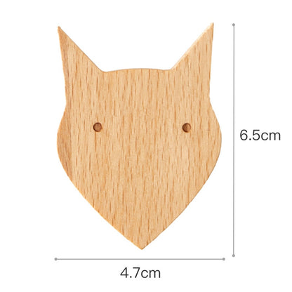 Wooden Hook, Creative Nordic Cute Animal, Wall Hanging Coat Hook Home Decoration.