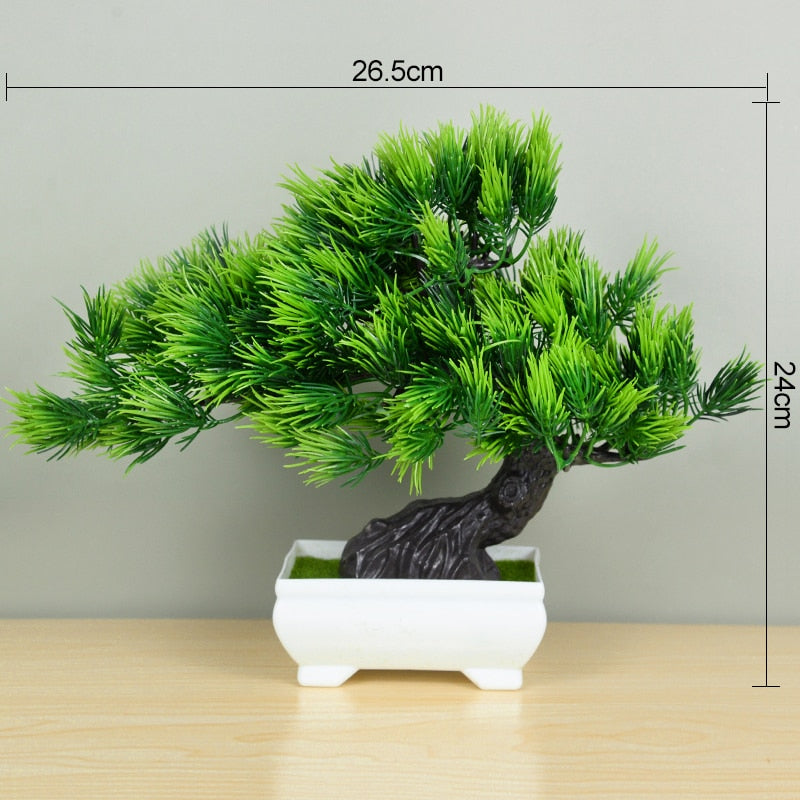 Artificial Plants Bonsai Tree Pot, Potted Ornaments For Home Decor