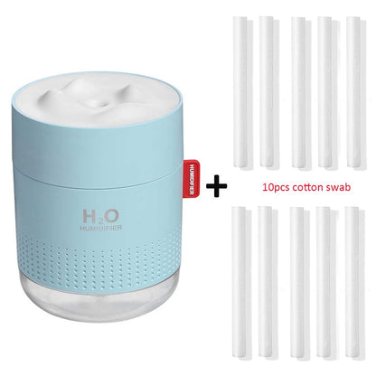 White Snow Mountain Humidifier, Ultrasonic USB Aroma Air Diffuser.