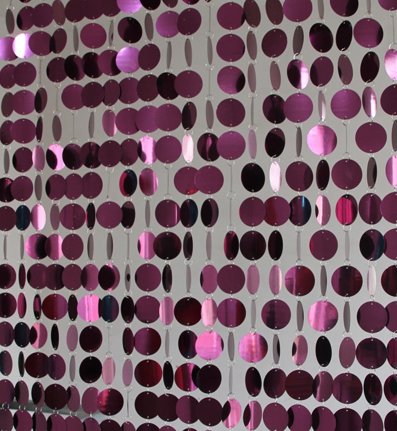 Festival Party supplies PVC sequins Curtain Interior Decorative curtains DIY Wedding supplies