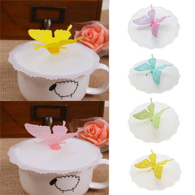 Butterfly Leakproof Coffee Mug, Beautiful Anti-dust Cup, Home Kitchen Gadgets