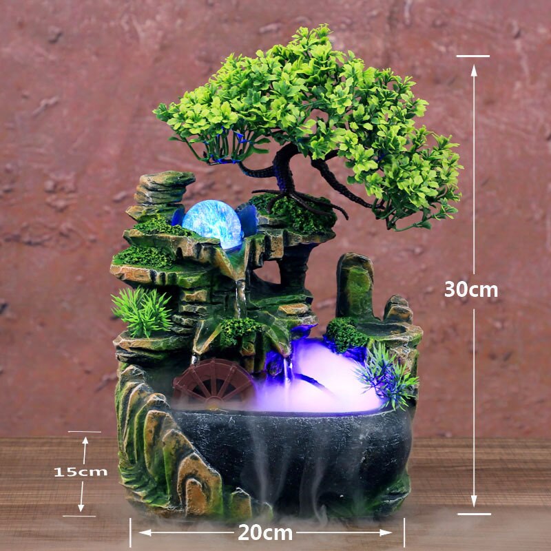 Waterfall Statue Feng Shui Ornaments - Home at First Site