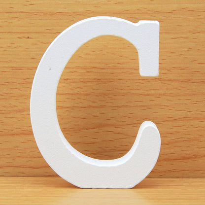 White Wooden Letters Home Decor, Wedding Decoration.