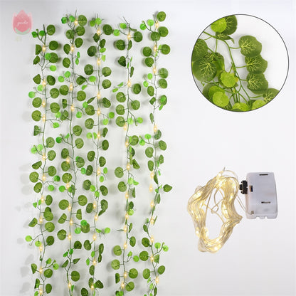 Artificial Ivy Hanging Leaf Garland Plant, Garden Decoration, Home Decor.