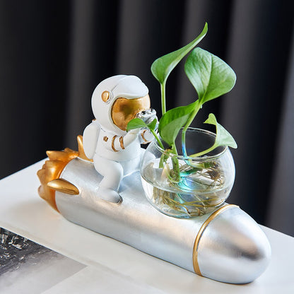 Astronaut Resin Decoration Plant Vase, Home Decor.