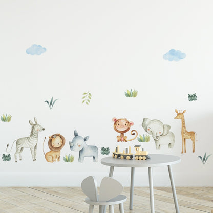 Cartoon Wall Sticker for Home Decor, Kingdergarten Wall Decor.