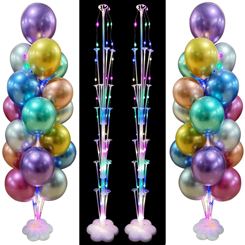 Newest Balloon Stand Column Balloon Garland Happy Birthday Party Decorations Adult Kids Balloon Box Wedding Event Party Supplies