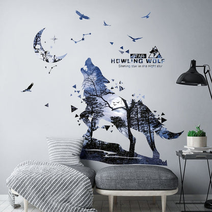 Wolf Stickers, Self-adhesive Home Decor