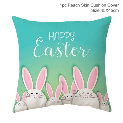 Happy Easter Decoration For Home Easter Rabbit Eggs Pillowcase Bunny Easter Party Decoration Supplies Easter Party Favor Gift