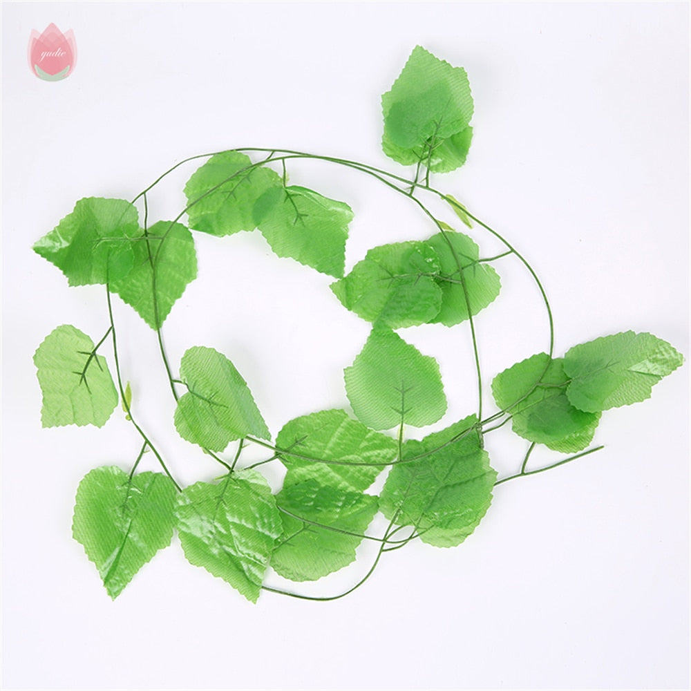 Artificial Ivy Hanging Leaf Garland Plant, Garden Decoration, Home Decor.