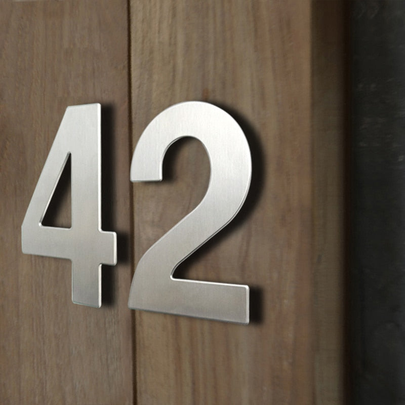 House Number Sign, Door Numbers, Home Address Signage Numeros Casa Exterior