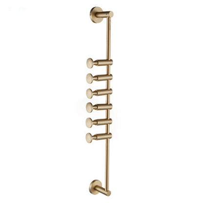 Gold/Black Brass Tower Hanger Dress Hook Coat Hanger Wall Hooks For Bag Cap Home Office Rack Rock Bedroom Cloth Holder