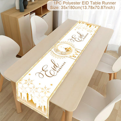 Islamic Tablecloth, Eid Decoration For Home, Muslim Party Supplies.