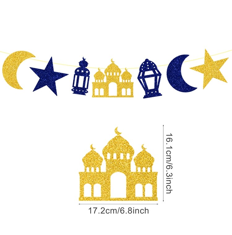 Eid Mubarak Banner Ramadan Decoration For Home Islamic Muslim Party Supplies Eid Al Adha Eid Ramadan Mubarak Gifts Kareem