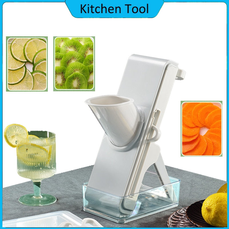 Multifunction Vegetable Cutter Meat Potato Slicer Carrot Grater Kitchen Accessories Gadgets Steel Blade Kitchen Aid Tool