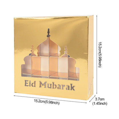 Eid Mubarak Gift Box Chocolate Candy Packaging Box.